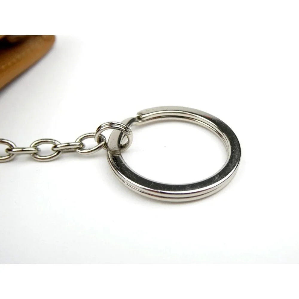 Coach‎ Tan Leather Key Holder Wallet